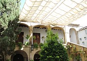 Cordoba Arched Brick Balcony Courtyard Spain Photograph by John Shiron