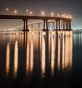 Coronado Bridge Reflection Photograph by William Dunigan