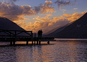 Couple at Sunset Photograph by Thomas Hall