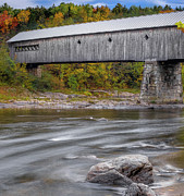 Covered Bridge In Vermont with Fall Foliage Photograph by Robert Bellomy Covered Bridge In Vermont with Fall Foliage Photograph by Robert Bellomy