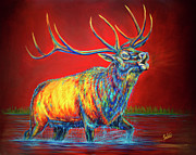 Crimson Cries Painting by Teshia Art
