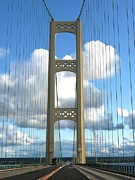 Crossing The Mighty Mac Photograph by Keith Stokes
