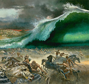 Crossing the Red Sea Painting by Anonymous