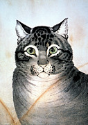 Currier And Ives Cat Painting by Granger