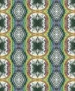 Cymatics Geometry #1545 Mixed Media by Rainbow Artist Orlando L