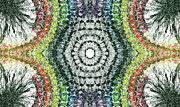 Cymatics Geometry #1548 Mixed Media by Rainbow Artist Orlando L