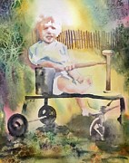 Dad Circa 1934 Painting by Tara Moorman