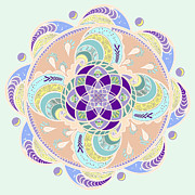 Daisy Lotus Meditation Digital Art by Deborah Smith
