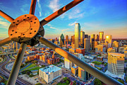 Dallas Texas Skyline at Sunset Photograph by Gregory Ballos Dallas Texas Skyline at Sunset Photograph by Gregory Ballos