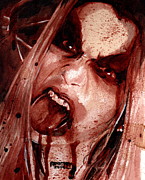 Dana Duffey - Demonic Christ Painting by Ryan Almighty