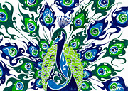 Dance in the Rain.. Painting by Anushree Santhosh