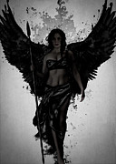 Dark Valkyrja Mixed Media by Nicklas Gustafsson Dark Valkyrja Mixed Media by Nicklas Gustafsson