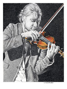 David Garrett Drawing by Louise Howarth