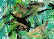 Deception  Painting by Koby AKA Puppy Einstein