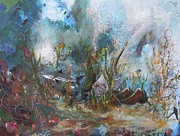Deep Danger Painting by Miroslaw  Chelchowski