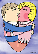 Deep Love  Digital Art by Piotr Dulski