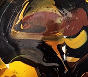 Defender Of The Universe Eating Sour Cream Painting by Gyula Julian Lovas