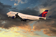Delta Airlines Boeing 747 N633US Digital Art by Airpower Art Delta Airlines Boeing 747 N633US Digital Art by Airpower Art