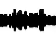 Denver Silhouette Photograph by Kevin Schwalbe Denver Silhouette Photograph by Kevin Schwalbe