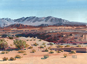 Desert in New Mexico Painting by Donald Maier