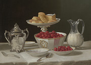 Dessert Still Life, 1855 Painting by John F Francis