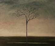 Det lille treet - The Little Tree Painting by Tone Aanderaa