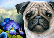 Dog #133 Painting by Lucie Dumas Dog #133 Painting by Lucie Dumas