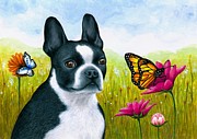 Dog 134 Painting by Lucie Dumas