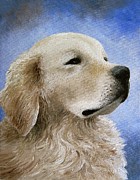 Dog 98 Painting by Lucie Dumas