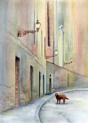 Dog Days of Vicenza Painting by Amy Kirkpatrick
