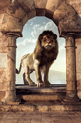 Door to the Lion's Kingdom Digital Art by Daniel Eskridge