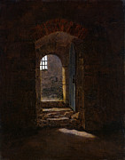 Doorway in Meissen Painting by Caspar David Friedrich Doorway in Meissen Painting by Caspar David Friedrich