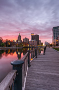 Downcity Sunset Photograph by Bryan Bzdula