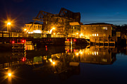 Drawbridge Illuminated  Photograph by Kirkodd Photography Of New England