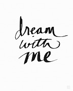 Dream With Me- Art by Linda Woods Painting by Linda Woods