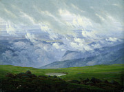 Drifting Clouds Painting by Caspar David Friedrich Drifting Clouds Painting by Caspar David Friedrich