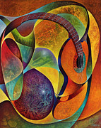 Dynamic Guitars 3 Painting by Ricardo Chavez-Mendez Dynamic Guitars 3 Painting by Ricardo Chavez-Mendez