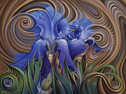 Dynamic Iris Painting by Ricardo Chavez-Mendez