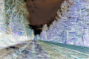 Early Winter on the Tracks - Abstract Photograph by David Patterson