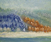 Early Winter Outbreak Painting by Angeles M Pomata Early Winter Outbreak Painting by Angeles M Pomata