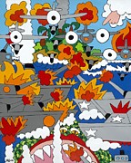 East Meets West Painting by Rojax Art