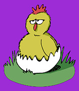 Easter Chicken Digital Art by Piotr Dulski Easter Chicken Digital Art by Piotr Dulski