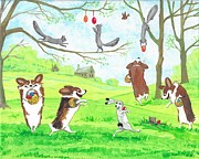 Egg Hunt Painting by Margaryta Yermolayeva