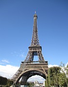 Eiffel Tower Tarped IX Paris France Photograph by John Shiron