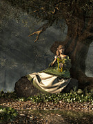 Elf Digital Art by Daniel Eskridge