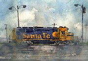 Engine 3166 Painting by Tim Oliver