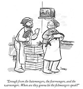 Enough from the hatemongers Drawing by Benjamin Schwartz