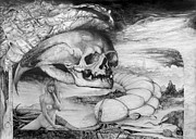 Eros Thanatos Drawing by Otto Rapp