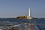 Evening at St. Mary's Lighthouse Photograph by Elena Perelman