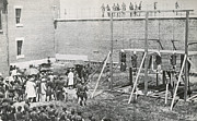 Execution Of The Booth Conspirators Photograph by Photo Researchers